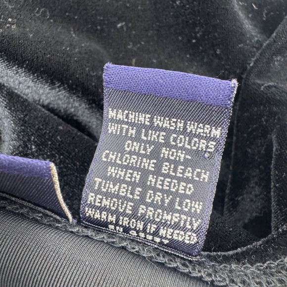 Hillard Hanson Dress Women 2X Black Velour Velvet Whimsigoth Witchy Holiday - Picture 7 of 10